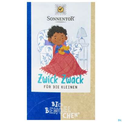 Sie sehen eine Packung Sonnentor Tee/bio Bio-bengelchen Zwickzwack 02629 18st, Produktbild: 01 Sonnentor Tee/bio Bio-bengelchen Zwickzwack 02629 18st, A-Nr.: 5211701 - 01