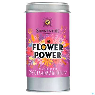 Sonnentor Gewuerzbluetenzubereitung Bio Flower Power Streudose 07376 40g, A-Nr.: 3391047 - 03