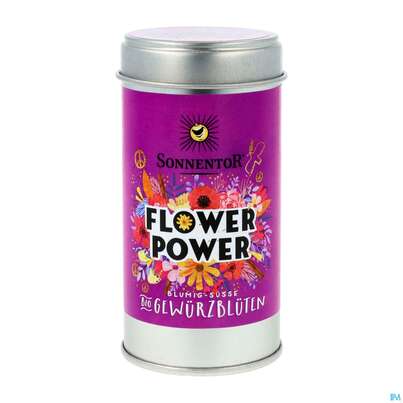 Sonnentor Gewuerzbluetenzubereitung Bio Flower Power Streudose 07376 40g, A-Nr.: 3391047 - 04