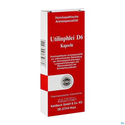 Utilinphlei (utilin S) Kapseln D6 5st, A-Nr.: 1997426 - 02