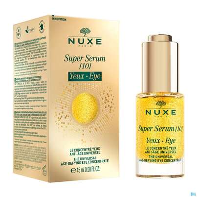 Sie sehen eine Packung Nuxe Super Serum 10 Universell Eye Concentrate Anti-aging 15ml, Produktbild: 08 Nuxe Super Serum 10 Universell Eye Concentrate Anti-aging 15ml, A-Nr.: 5821115 - 08