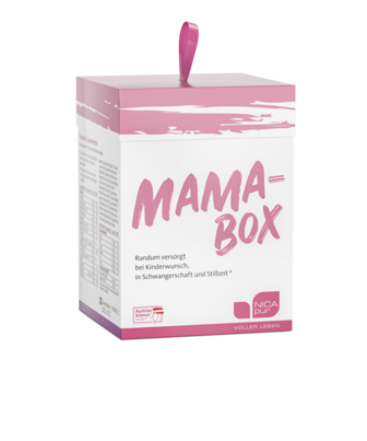 Sie sehen eine Packung nicapur Mama-Box, Produktbild: 01 nicapur Mama-Box, A-Nr.: 5190927 - 01