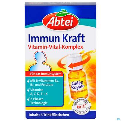 Abtei Immunkraft Ampullen 11ml 6st, A-Nr.: 4313256 - 01
