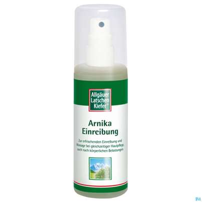 Sie sehen eine Packung Allgäuer Latschenkiefer Arnika Einreibung 100ml, Produktbild: 04 Allgäuer Latschenkiefer Arnika Einreibung 100ml, A-Nr.: 1436478 - 04