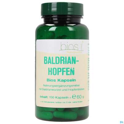 Bios Baldrian-hopfen 100 Kapseln, A-Nr.: 3967116 - 01