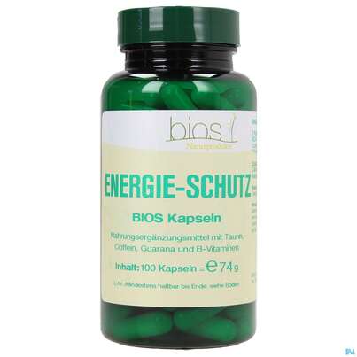 Sie sehen eine Packung Bios Energie-schutz 100 Kapseln, Produktbild: 02 Bios Energie-schutz 100 Kapseln, A-Nr.: 3891123 - 02