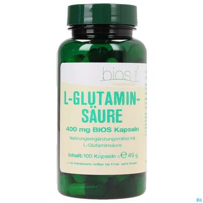 Bios l-glutaminsäure 100 Kapseln, A-Nr.: 3892080 - 01