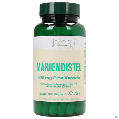 Bios Mariendistel 500mg 100 Kapseln, A-Nr.: 3892507 - 02