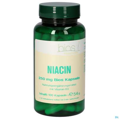 Bios Niacin 250mg 100 Kapseln, A-Nr.: 4747285 - 02