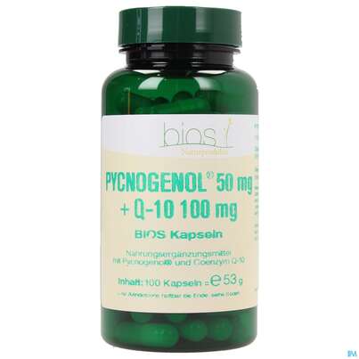 Bios Pycnogenol® 50mg + Q-10 100mg 100 Kapseln, A-Nr.: 3892772 - 01