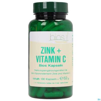 Bios Zink + Vitamin C 100 Kapseln, A-Nr.: 3893702 - 01