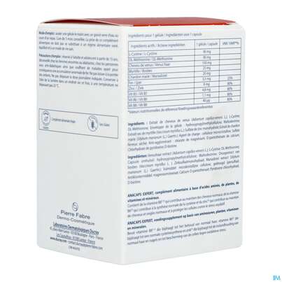 Sie sehen eine Packung Ducray Anacaps F.d.haar Haarausfall Kapseln Expert23 90st, Produktbild: 11 Ducray Anacaps F.d.haar Haarausfall Kapseln Expert23 90st, A-Nr.: 5688886 - 11