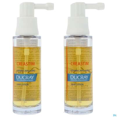 Sie sehen eine Packung Ducray Creastim Anti Haarausfall Intensivlotion 60ml, Produktbild: 08 Ducray Creastim Anti Haarausfall Intensivlotion 60ml, A-Nr.: 4146580 - 08
