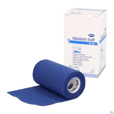 Elastische Binden Idealast/haft Kohaesiv/color Blau 4mx 10cm 1st, A-Nr.: 4174607 - 03