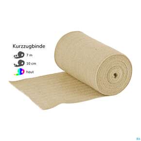 Elastische Binden Nobalan Kurzzug Braun Gedehnt 7mx 10cm 1st, A-Nr.: 4996255 - 01