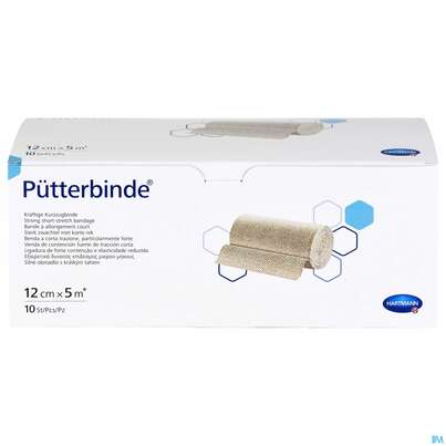 Elastische Binden Puetterbinde Hautf 5mx 12cm 10st, A-Nr.: 3424551 - 01