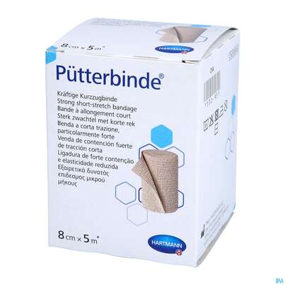 Elastische Binden Puetterbinde Hautf 5mx 8cm 1st, A-Nr.: 1457552 - 02