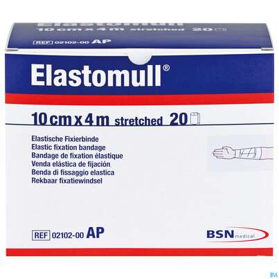 Elastomull Bsn Fixierbinde Lose Im Karton 10cmx 4m 03486 20st, A-Nr.: 5654580 - 01