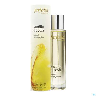 Sie sehen eine Packung Farfalla Natural Eau De Parfum Vanilla Nuvola 50ml, Produktbild: 02 Farfalla Natural Eau De Parfum Vanilla Nuvola 50ml, A-Nr.: 4522669 - 02