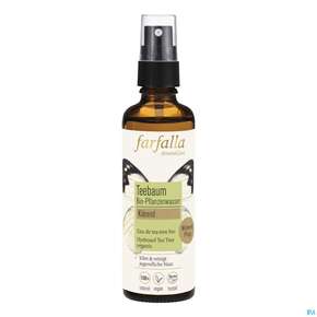 Farfalla Pflanzenwasser/bio Klaerend Teebaum 75ml, A-Nr.: 4860805 - 01