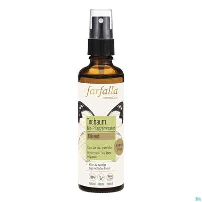 Farfalla Pflanzenwasser/bio Klaerend Teebaum 75ml, A-Nr.: 4860805 - 01