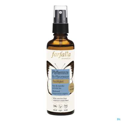 Farfalla Pflanzenwasser/bio Pfefferminze Feuchtigkeitspendend 75ml, A-Nr.: 4860768 - 01