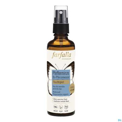 Farfalla Pflanzenwasser/bio Pfefferminze Feuchtigkeitspendend 75ml, A-Nr.: 4860768 - 02