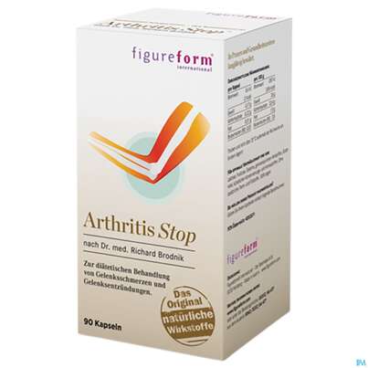Sie sehen eine Packung Figureform Kapseln Arthritis Stop 90st, Produktbild: 01 Figureform Kapseln Arthritis Stop 90st, A-Nr.: 4053571 - 01