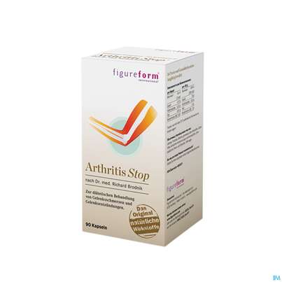 Sie sehen eine Packung Figureform Kapseln Arthritis Stop 90st, Produktbild: 03 Figureform Kapseln Arthritis Stop 90st, A-Nr.: 4053571 - 03