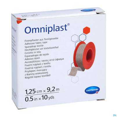 Fixierpflaster Omniplast 9,2mx 1,25cm 1st, A-Nr.: 4582306 - 03