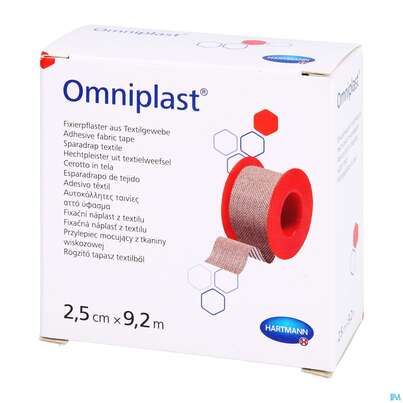 Fixierpflaster Omniplast 9,2mx 2,5cm 1st, A-Nr.: 4583702 - 02