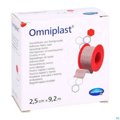 Fixierpflaster Omniplast 9,2mx 2,5cm 1st, A-Nr.: 4583702 - 03