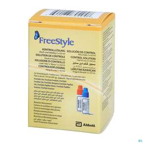 Freestyle Kontroll-loesung -abbott 4ml Flaeschchen 2st, A-Nr.: 3029694 - 01