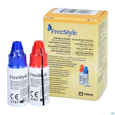 Freestyle Kontroll-loesung -abbott 4ml Flaeschchen 2st, A-Nr.: 3029694 - 03