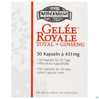 Gelee Royale Kapseln Total Plus Ginseng 30st, A-Nr.: 2689365 - 01