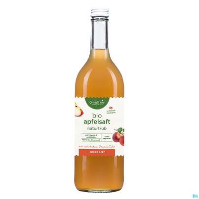 Sie sehen eine Packung Gewusst Wie Bio Saft Apfel Naturtrueb 750ml, Produktbild: 01 Gewusst Wie Bio Saft Apfel Naturtrueb 750ml, A-Nr.: 4110346 - 01
