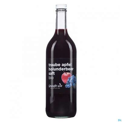 Gewusst Wie Bio Saft Traube Apfel Holunder 750ml, A-Nr.: 4110381 - 02