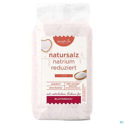 Gewusst Wie Natursalz Fein Natriumfrei 500g, A-Nr.: 3389091 - 01