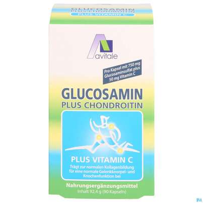 Glucosamin Chondroitin Kapseln/750mg Avi 90st, A-Nr.: 3831291 - 01