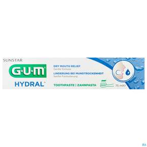 Gum Pflege B.mundtrockenheit Hydral Zahnpasta 6020 75ml, A-Nr.: 4335944 - 01