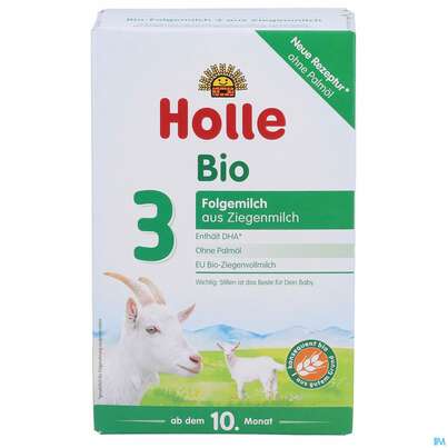 Sie sehen eine Packung Holle Demeter Bio Folgemilch Ziegenmilchbasis 3 400g, Produktbild: 01 Holle Demeter Bio Folgemilch Ziegenmilchbasis 3 400g, A-Nr.: 4595303 - 01