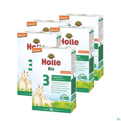 Sie sehen eine Packung Holle Demeter Bio Folgemilch Ziegenmilchbasis 3 400g, Produktbild: 04 Holle Demeter Bio Folgemilch Ziegenmilchbasis 3 400g, A-Nr.: 4595303 - 04