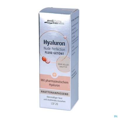 Hyaluron Nude Perfection Getoentes Fluid Sehr Heller Typ Lsf20 50ml, A-Nr.: 4914694 - 02