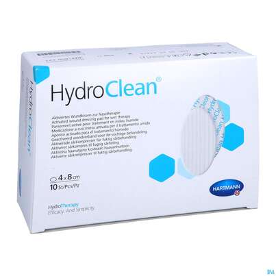 Hydroclean Wundkissen Oval 4x8cm 10st, A-Nr.: 5310679 - 03