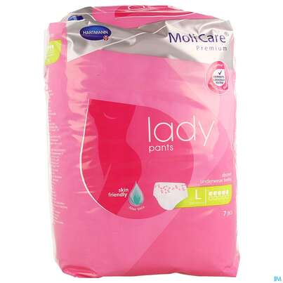 Inkontinenz Molicare Premium/lady/pants Tropfen 5 Large 7st, A-Nr.: 4918835 - 01