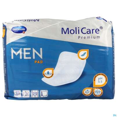 Inkontinenz Molicare Premium/men Pad Tropfen 5 14st, A-Nr.: 4918769 - 01