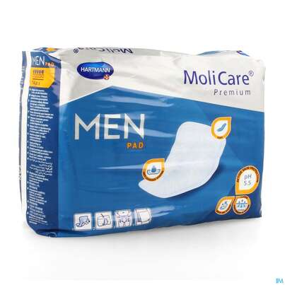 Inkontinenz Molicare Premium/men Pad Tropfen 5 14st, A-Nr.: 4918769 - 02