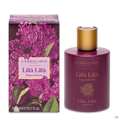 Sie sehen eine Packung L Erbolario Bad +duschgel Lilla Lilla Flieder 036.0 300ml, Produktbild: 01 L Erbolario Bad +duschgel Lilla Lilla Flieder 036.0 300ml, A-Nr.: 4781394 - 01
