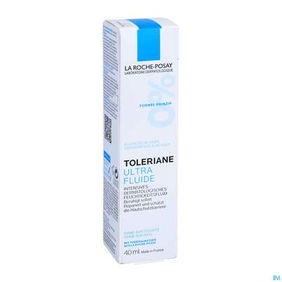 Sie sehen eine Packung La Roche Posay Gesichtspflege Toleriane Fluid Ultra 40ml, Produktbild: 02 La Roche Posay Gesichtspflege Toleriane Fluid Ultra 40ml, A-Nr.: 5341154 - 02