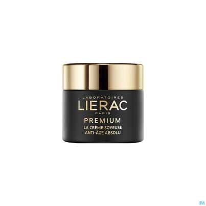 Sie sehen eine Packung Lierac Premium Seidige Creme 18 50ml, Produktbild: 02 Lierac Premium Seidige Creme 18 50ml, A-Nr.: 4887974 - 02